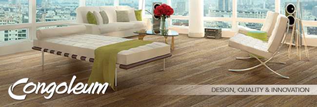 Congoleum Luxury Tile Plank Vinyl Sheet Flooring