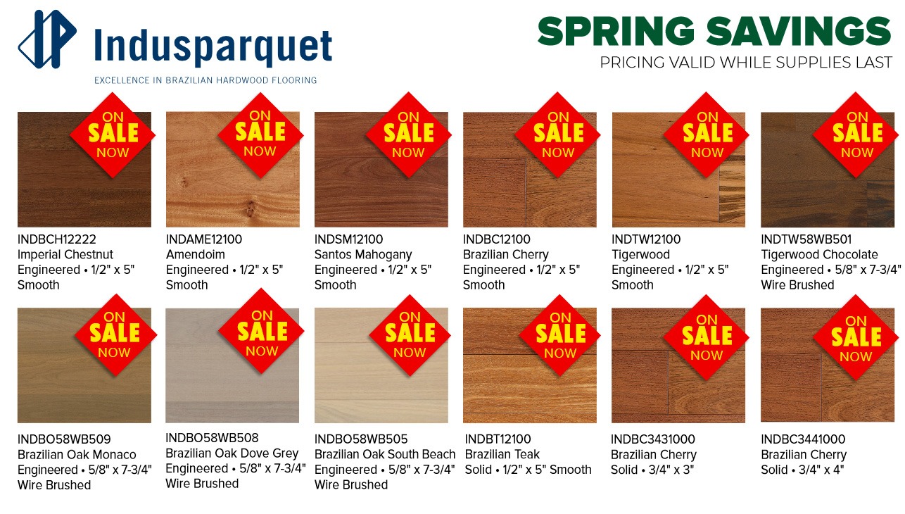 IndusParquet Hardwood Flooring Sales
