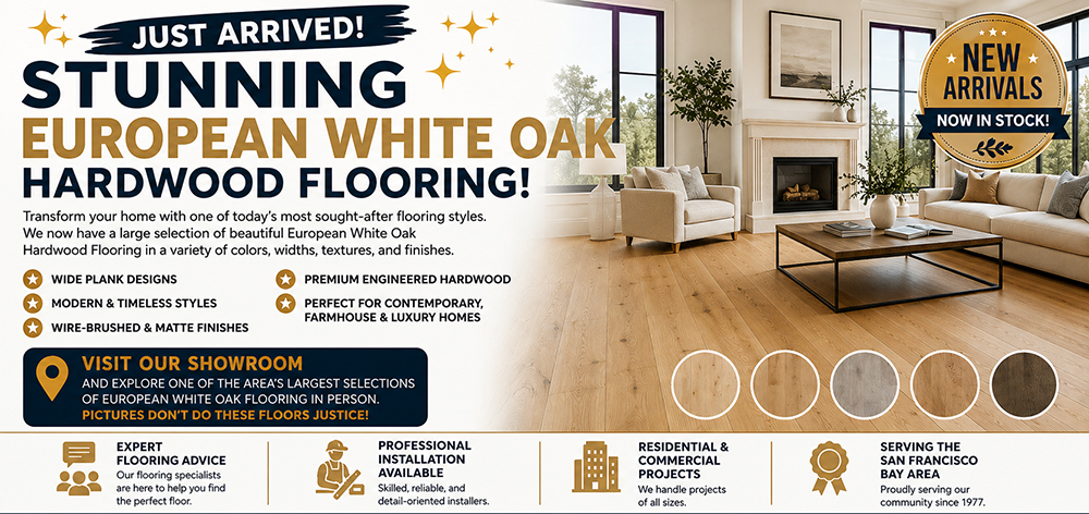 European White Oak Hardwood Flooring
